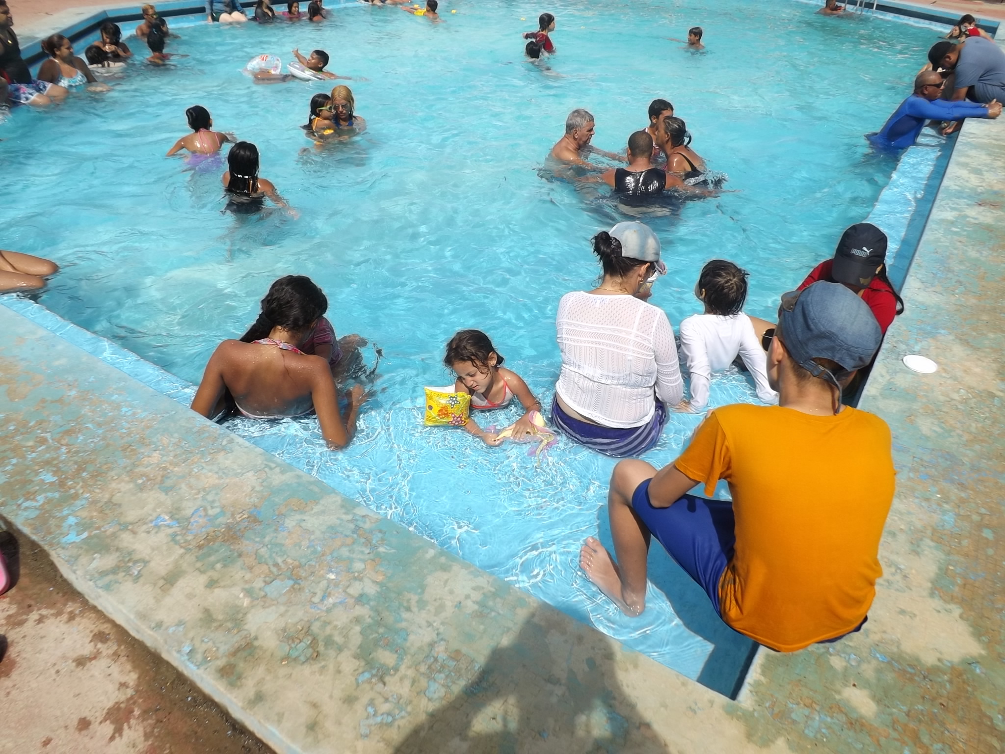El área de piscina entre los principales atractivos del Hotel Guacanayabo // Foto Lilian Salvat