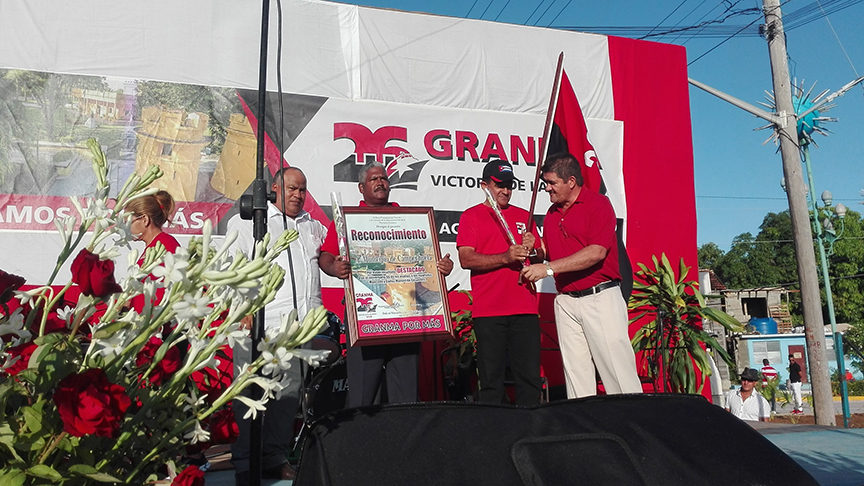 Municipio Campechuela , recibe condición de Vanguardia  // Foto Marlene Herrera