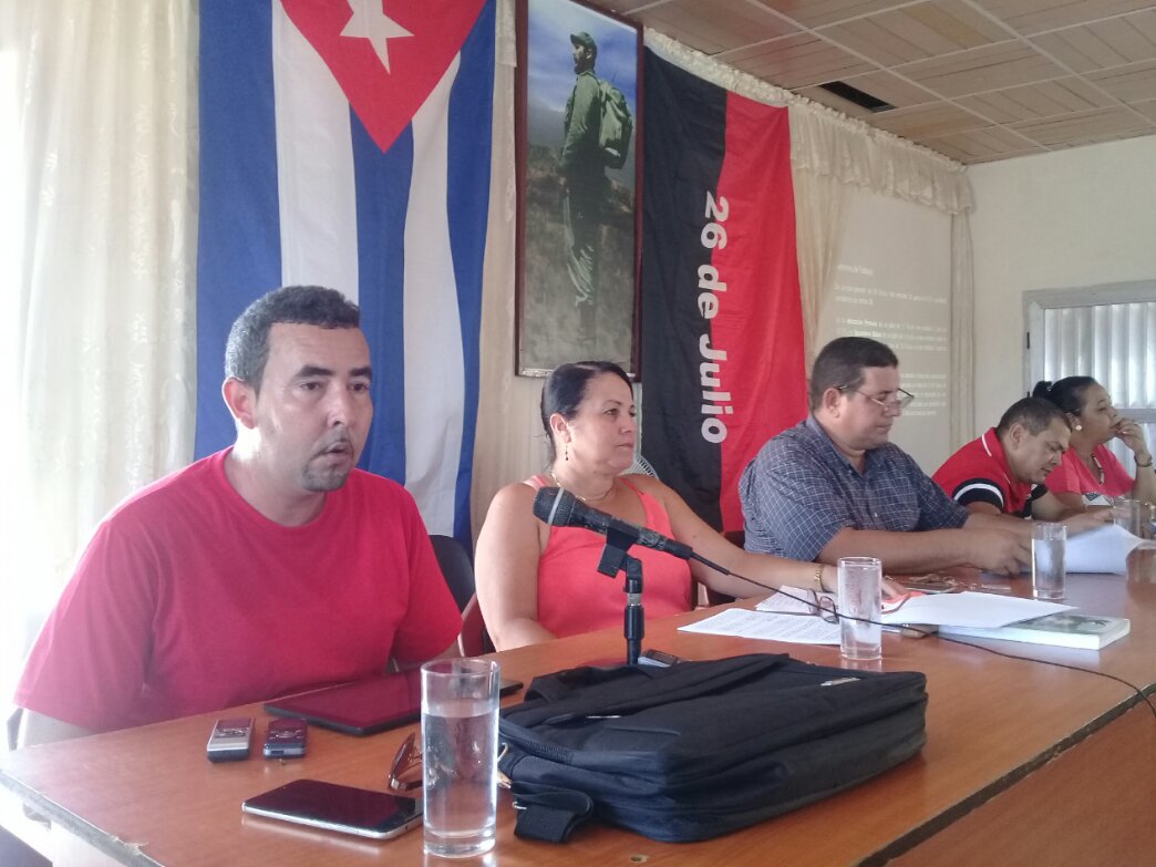 El territorio iniciará el proceso con una cobertura docente al 99.17 por ciento, señaló el director municipal de educación Máster Yunior Heredia Tamayo // Foto Denia Fleitas