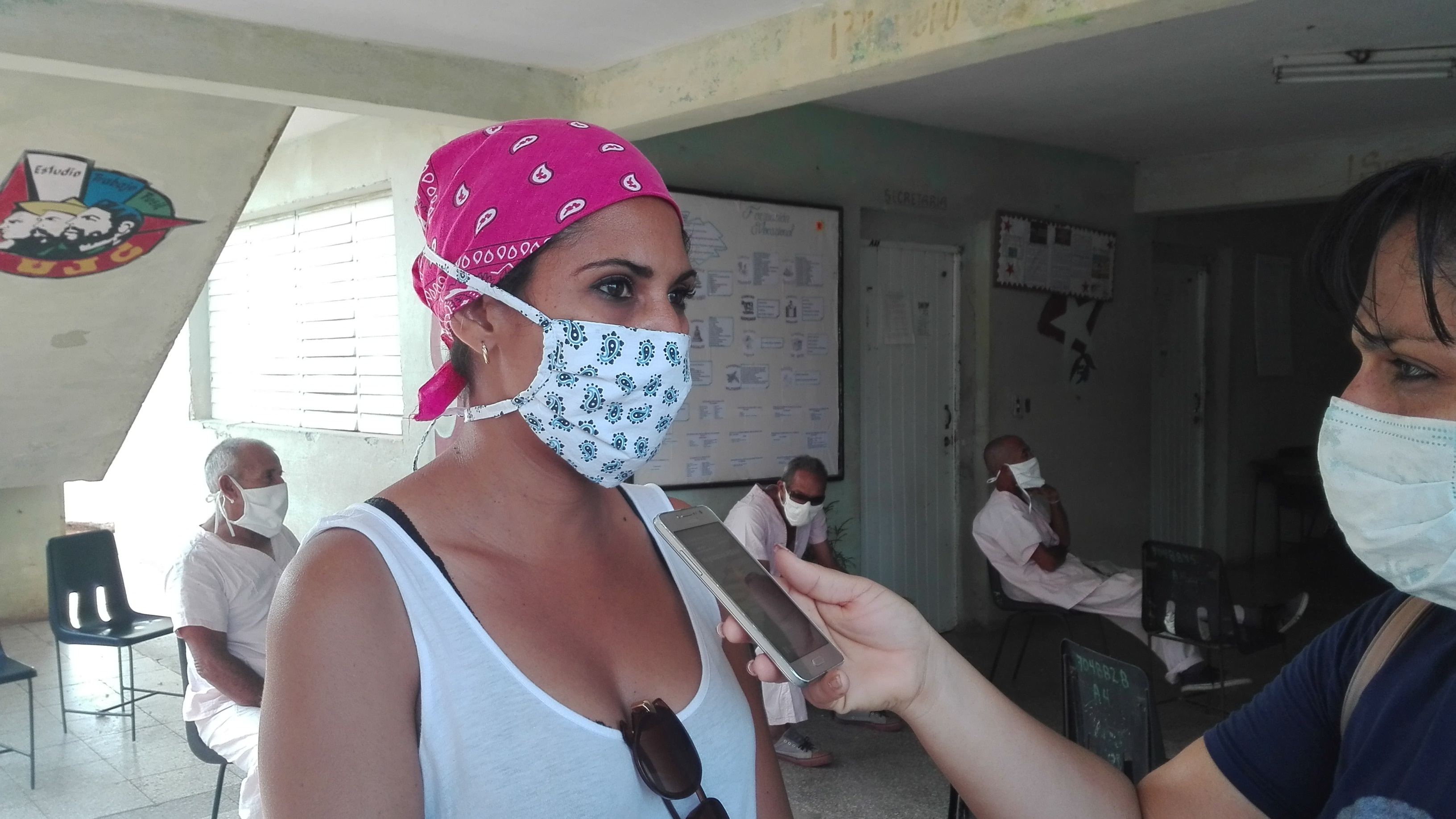 La sicóloga Alianni Briñones Ginarte, funcionaria municipal de salud mental  // Foto Marlene Herrera