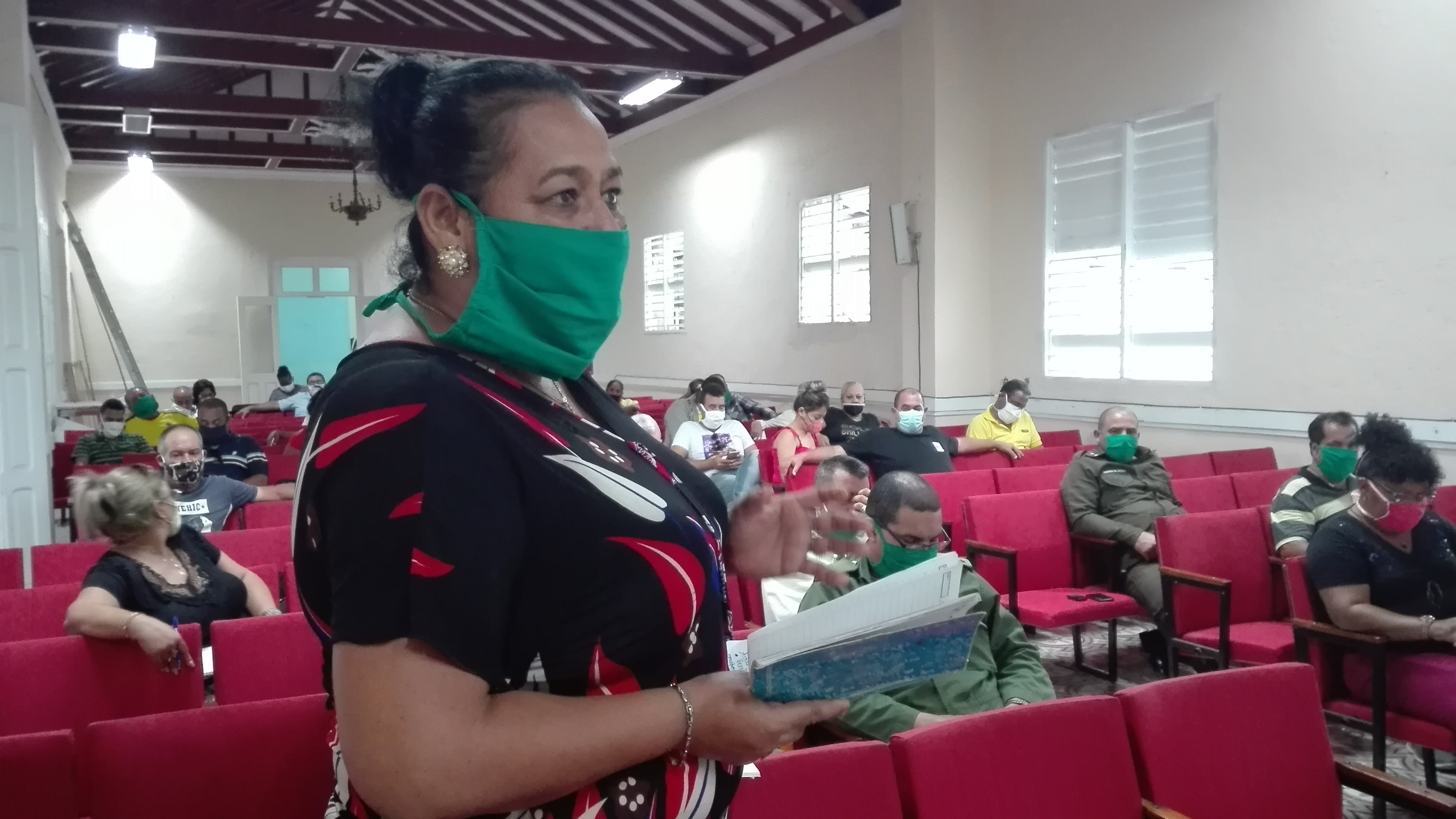 Idania Fonseca Guerra, Intendente en Manzanillo // Foto Marlene Herrera