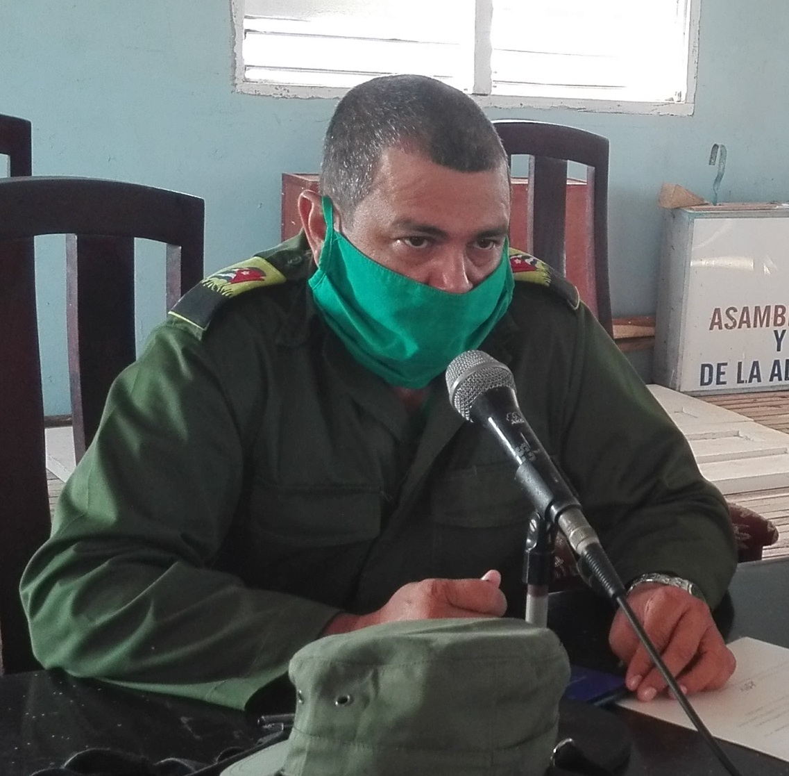 José Enrique Remón Domínguez, presidente de la Asamblea del Poder Popular, actual vicepresidente del Consejo de Defensa en Manzanillo // Foto Marlene Herrera