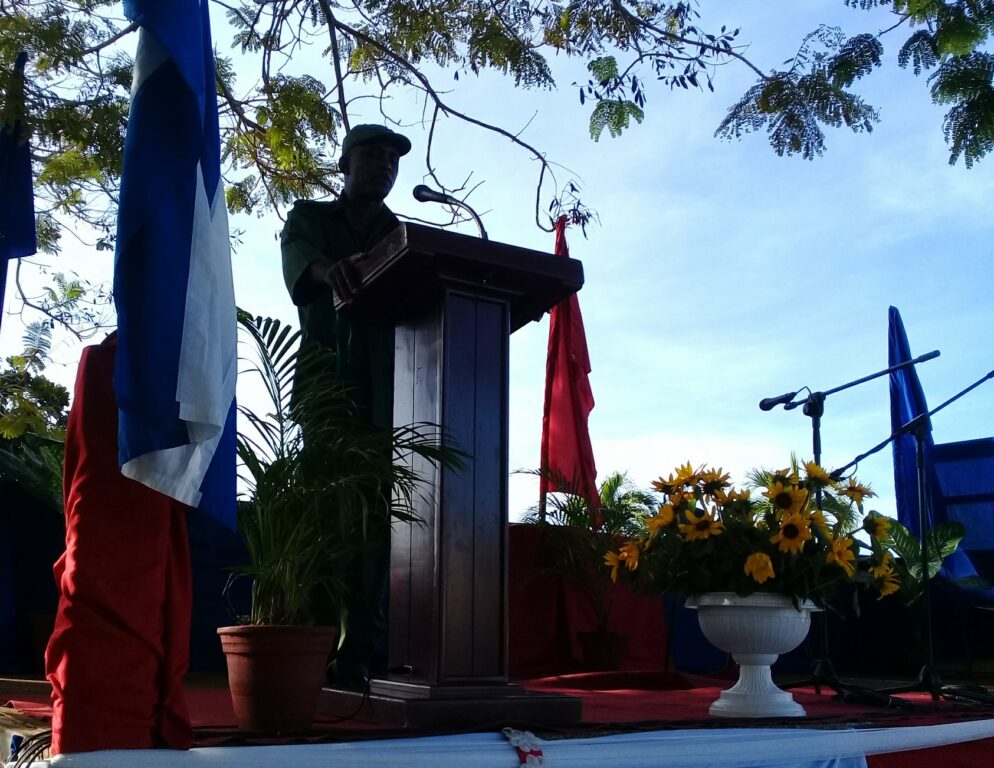 Primer secretario del PCC en Manzanillo // Foto Denia Fleitas Rosales