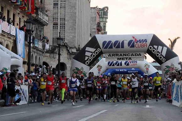 Arrancada de la trigésima edición de Marabana. Foto: Omara García/ ACN.