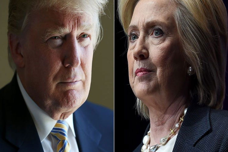 Hillary Clinton y Donald Trump // Foto PL