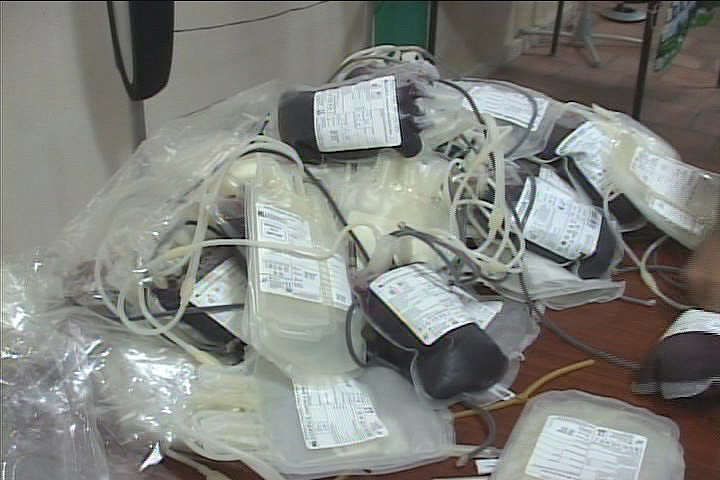 Donaciones de sangre // Foto cortesía del canal GolfoVisión