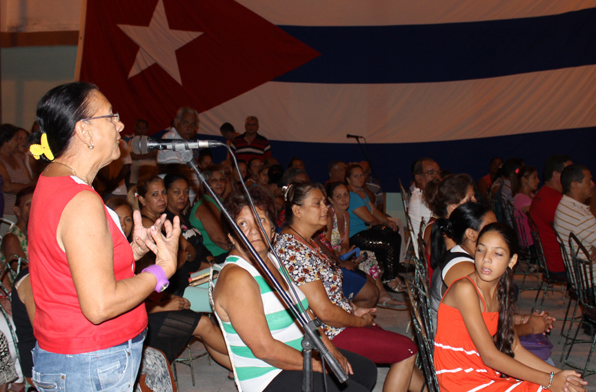 Asamblea de rendición de cuentas // Foto Marlene Herrera