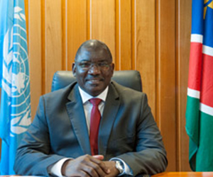 Stanley Mutumba Simataa, presidente de la Conferencia General de la Unesco. Foto: UNESCO/ P. Chiang-Joo.