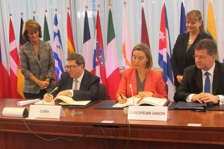 Cuba y UE suscriben Acuerdo de Diálogo Político y Cooperación // Foto PL