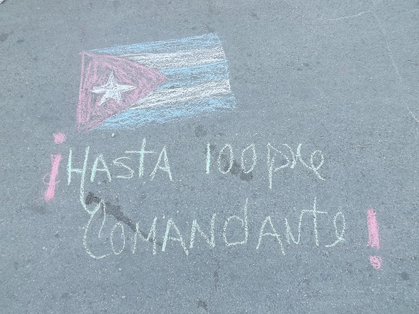 Continúa homenaje a Fidel en Manzanillo // Foto Eliexer Peláez