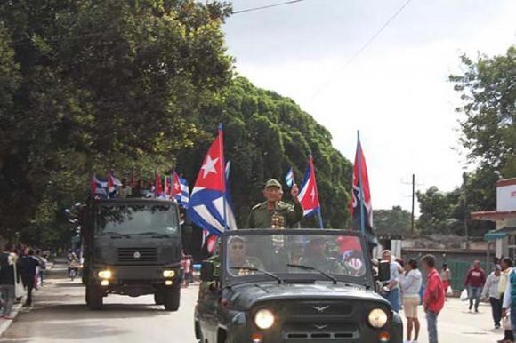 Caravana de la Libertad llega a La Habana. Foto: ACN.