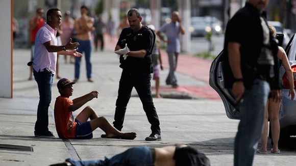 Al menos 120 personas han muerto en condiciones violentas en Vitória, capital del estado brasileño de Espírito Santo. Foto: AP