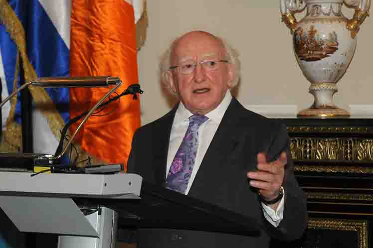 Palabras del Presidente de Irlanda, Michael D. Higgins, en  la Inauguración de la Exposición: Los Irlandeses en América Latina, Palacio del Segundo Cabo, La Habana, Cuba.