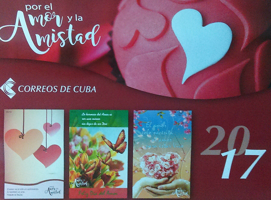 A la venta en Manzanillo postales por el Día del amor y la amistad