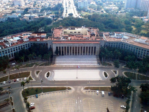 El Palacio de la Revolución, sede de los Consejos de Estado y de Ministros.