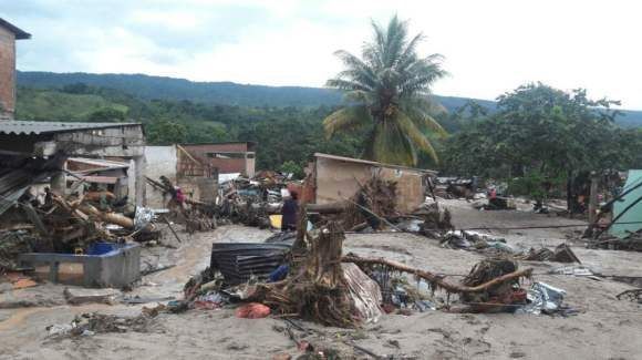 Avalancha en la ciudad de Mocoa. Foto: Ejército Nacional.