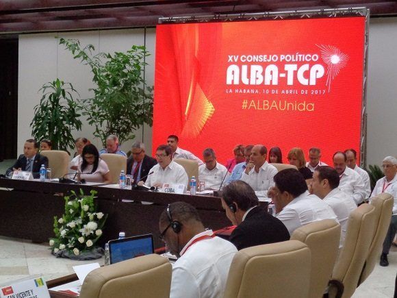 Canciller de Cuba inaugura XV ConsejoPolítico del ALBA-TCP. Foto: @JoseCarlosRguez