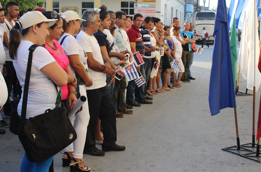 Lanzan convocatoria para las actividades por el Primero de Mayo en Manzanillo // Foto Marlene Herrera