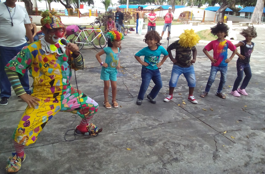 Diversión en la semana de receso // Foto Eliexer Peláez