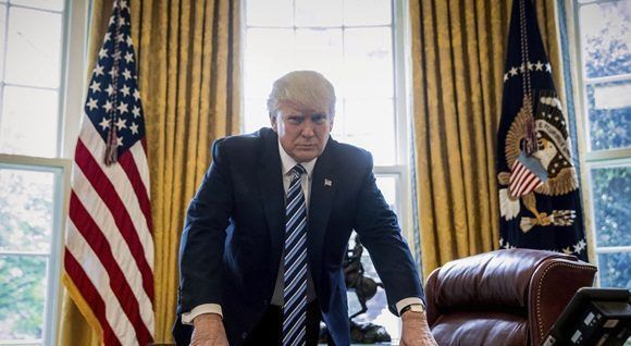Trump cumple cien días en la Casa Blanca.
