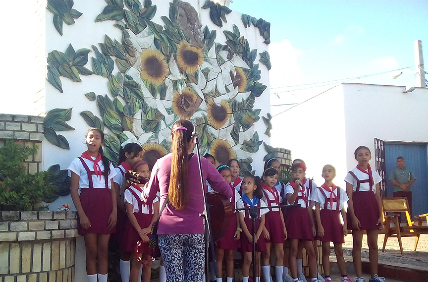 Coro infantil Vocecitas Blancas // Foto Eliexer Peláez