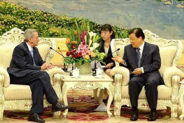 José Ramón Balaguer quien cumplimenta una visita a este país al frente de una delegación partidista, constató la buena marcha de las relaciones entre Cuba y China // Foto Periódico Granma