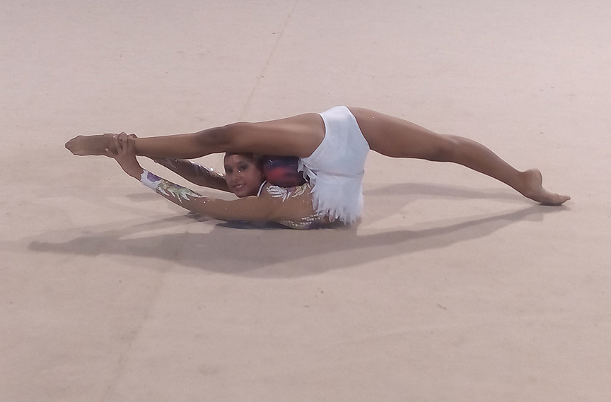 Naidelis Machado Acosta // Foto cortesía de la gimnasta