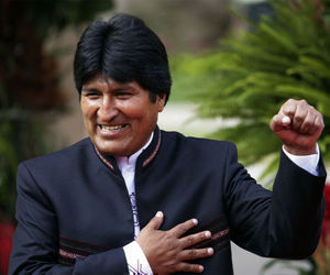 Evo Morales.