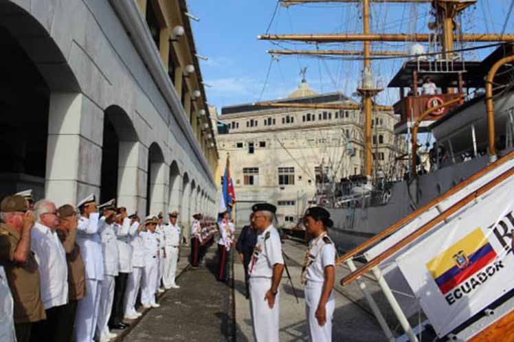 Arribará a Cuba buque escuela de la armada de Ecuador