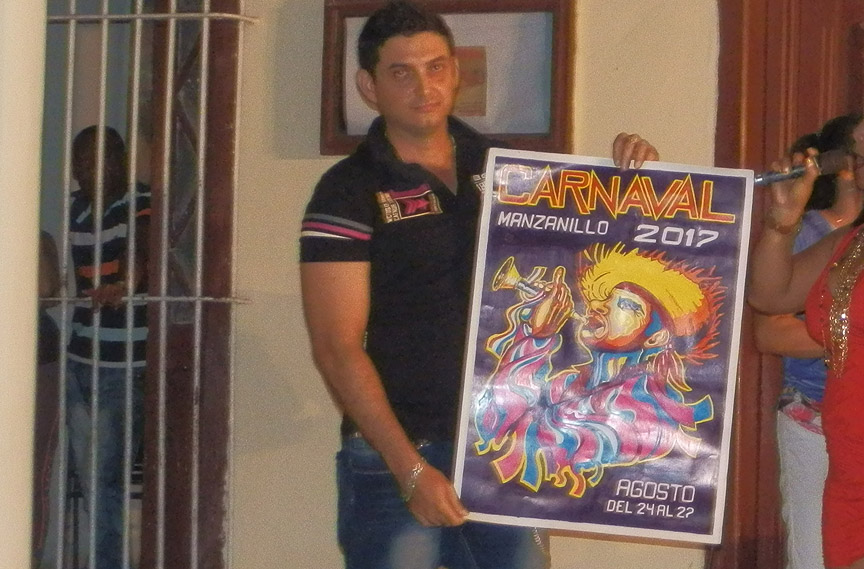 Cartel del Carnaval Manzanillo 2017 // Foto Lilian Salvat