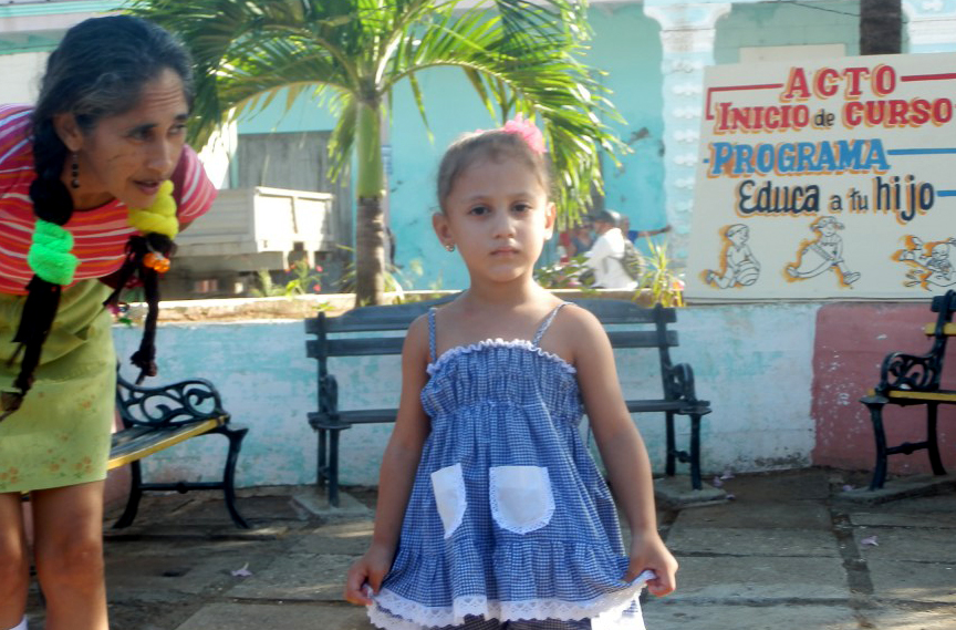 Liz Sofía, una de las  niñas que comienza este curso en el Programa Educa a tu hijo // Foto Lilian Salvat