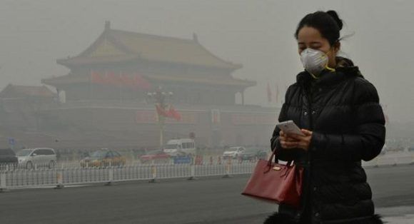 Pekin es una de las ciudades que más sufre la contaminación ambiental. Foto: AFP/Getty Images.