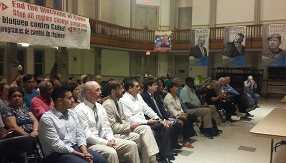 Demandan en EEUU fin del bloqueo a Cuba. Foto: @JoseRCabanas / Twitter