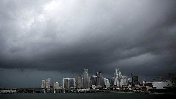 Miami antes de la llegada del huracán Irma. Florida, EE.UU., 9 de septiembre de 2017. Foto: Carlos Barria / Reuters
