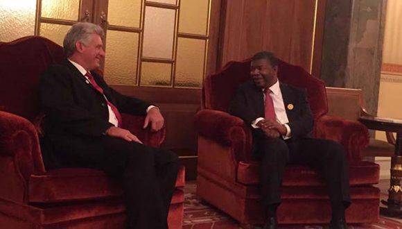 Presidente Joao Lourenço recibió en Luanda al Primer Vicepresidente de Cuba Miguel Díaz-Canel Bermúdez. Foto: Granma