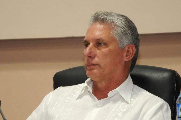 Miguel Díaz-Canel en la clausura del evento. Foto: Prensa Latina.