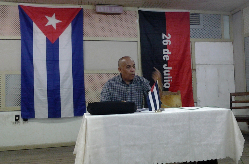 Isidro Betancourt Silva, director de información de la radio cubana // Foto Lilian Salvat