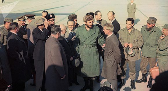 Fidel durante una visita a la Unión Soviética. Foto: Yuri Abramochkin/ Sputnik.