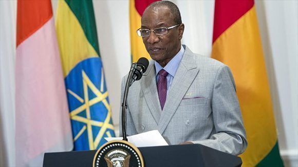 Alpha Condé, presidente de la Unión Africana (UA). Foto: Hispantv.