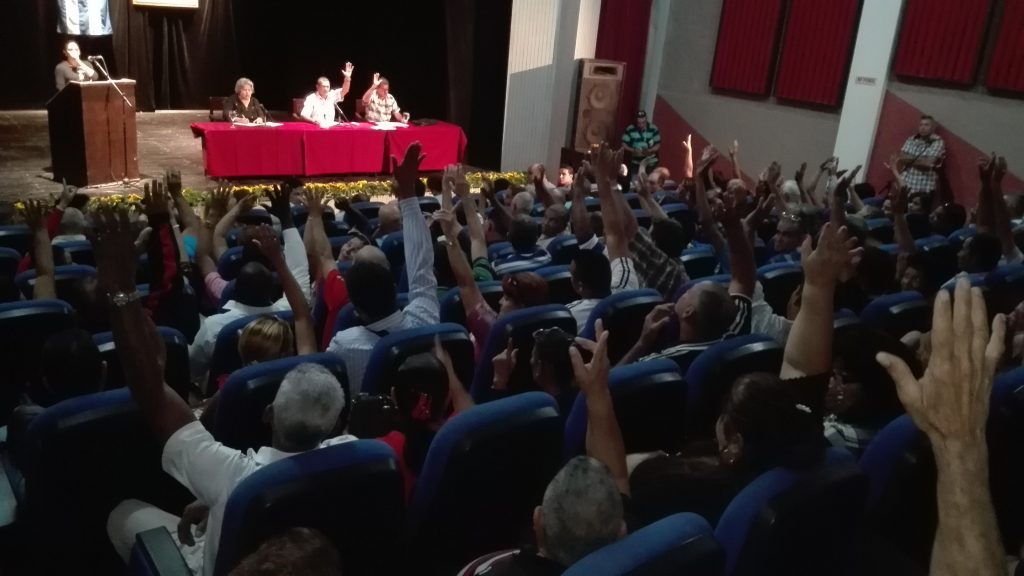 Aprueban candidatos a delegados de la asamblea provincial del Poder Popular y Diputados a la Nacional  // Foto Marlene Herrera