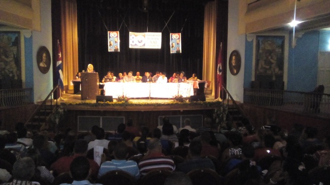 Sindicalistas manzanilleros realizaron Conferencia XXI Congreso de la CTC  // Foto Eliexer Peláez