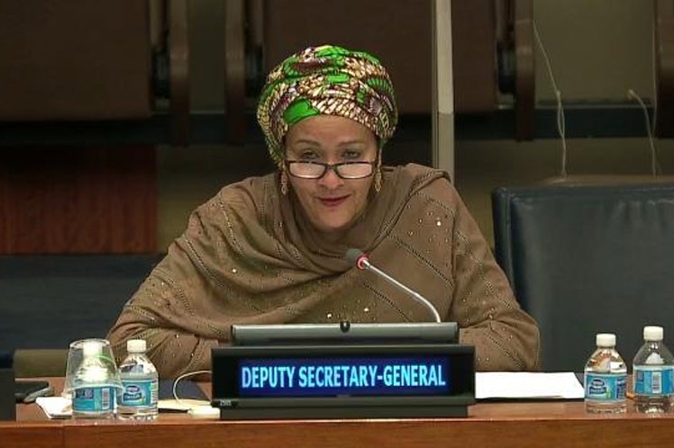 Amina Mohammed, secretaria general adjunta de la ONU // Foto PL