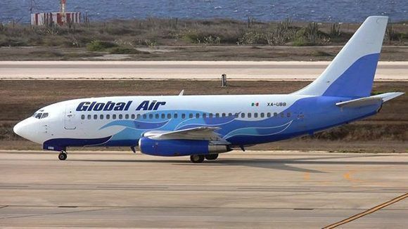 Un-Boeing-737-de-Global-Air. Foto: @GlobalAir/ Facebook.