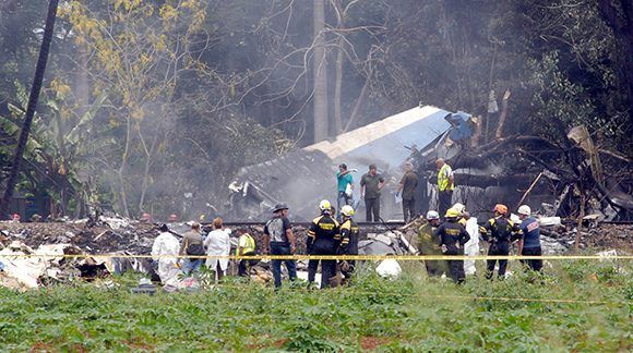 Accidente aéreo en La Habana. Foto: Jorge Luis Sánchez/ Cubadebate.