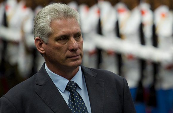 El presidente cubano Miguel Díaz-Canel . Foto: Irene Pérez/ Cubadebate.