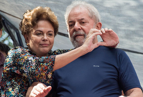 Dilma y Lula. Foto: AFP/ Archivo.
