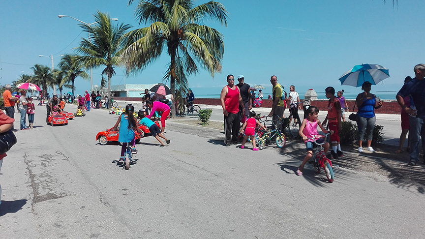 Siempre preferidas las maquinitas y bicicletas infantiles // Foto Marlene Herrera