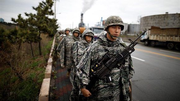 Soldados de Corea del Sur. Foto: Reuters.