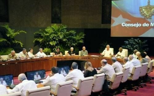 Reunión del Consejo de Ministros, 24 de julio de 2018. Foto: Estudios Revolución