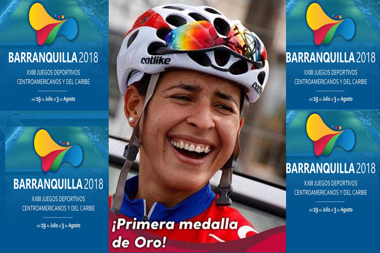Arlenis Sierra se convirtió en la primera medallista de los Juegos Centroamericanos y del Caribe Barranquilla 2018 